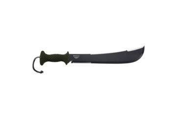 Image of Gatco Sharpeners Alpha - 3 Mss Survival Machete, 440C Stainless Steel Black Matte, Tpr Molded Over Blade Handle, 4803