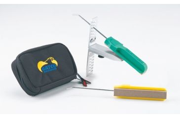 Image of Gatco Sharpeners Backpacker 2-Stone Sharpening System, Black 10002