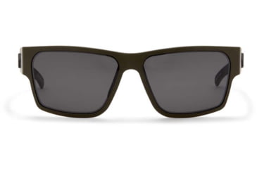 Image of Gatorz Delta Sunglasses, Cerakote OD Green Frame, Smoke Polarized Lens, Matte Black Plug, GDELCOG01P