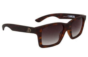 Image of Gatorz Iammto17fMto Iam Matte Tortoise Frame Green Fade Lens Sunglasses