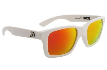 Image of Gatorz Iamwht13mWh I Am White Frame Sunburst Sunglasses