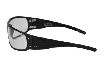 Image of Gatorz Magnum Z Ansi Z87.1 Sunglasses, Matte Black Frame, Clear W/ Anti-Fog Lens, MAGZBLK06A