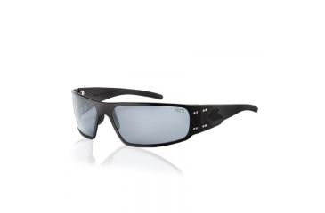 Image of Gatorz Magnum Z ANSI Z87 Rated Ballistic Sunglasses,Black Frame,Smoked Lens, MAGZBLK01A