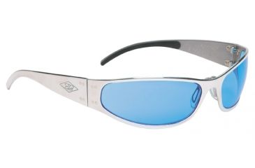 Image of Gatorz Radiator Sunglasses, Polished Frame, Blue Chrome Lens RADPOL08C