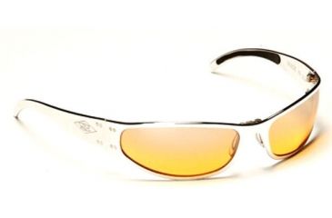 Image of Gatorz Radiator Sunglasses, Polish Frame, Orange Gradient Lens