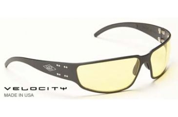 Image of Gatorz Velocity, Black Frame, Yellow Lens