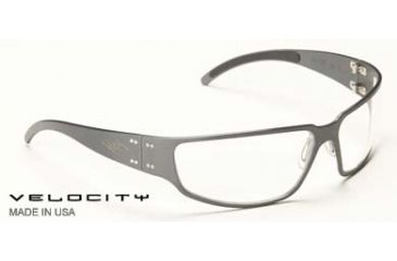 Image of Gatorz Velocity, Gunmetal Frame, Clear Lens