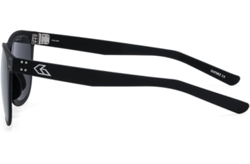 Image of Gatorz Wraith Sunglasses, Black, Engraved Logo, Smoke, 841235127779