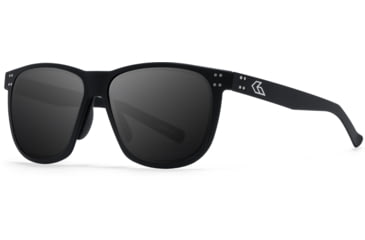Image of Gatorz Wraith Sunglasses, Black, Engraved Logo, Smoke, 841235127779