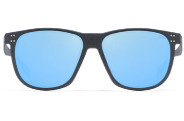 Image of Gatorz Wraith Sunglasses, Graphite, Engraved Logo, Digitally Optimized Polarized Smoke, Blue Mirror w/ Anti-Reflective Coating, 841235127816