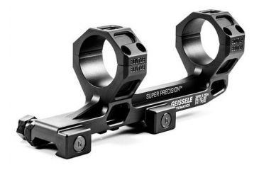 Image of Geissele AR-15/M4 Super Precision Scope Mount, 30 mm Tube, 0 MOA, Extended, Type 3 Anodized, Black, 05-381B