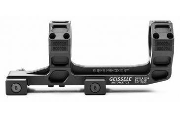 Image of Geissele AR-15/M4 Super Precision Scope Mount, 30 mm Tube, 0 MOA, Extended, Type 3 Anodized, Black, 05-381B