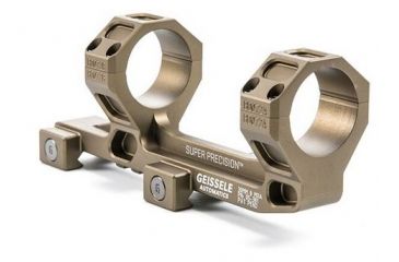 Image of Geissele AR-15/M4 Super Precision Scope Mount, 30 mm Tube, 0 MOA, Extended, Type 3 Anodized, DDC, 05-381S