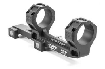 Image of Geissele AR-15/M4 Super Precision Scope Mount, 30 mm Tube, 0 MOA, Hyper Extended, Type 3 Anodized, Black, 05-374B
