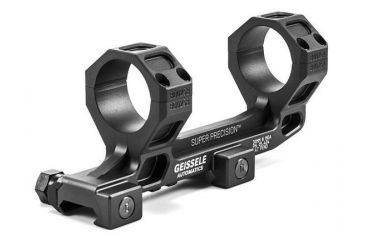 Image of Geissele AR-15/M4 Super Precision Scope Mount, 30 mm Tube, 0 MOA, Standard, Type 3 Anodized, Black, 05-404B