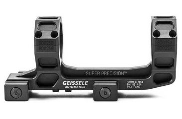 Image of Geissele AR-15/M4 Super Precision Scope Mount, 30 mm Tube, 0 MOA, Standard, Type 3 Anodized, Black, 05-404B