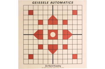 Image of Geissele Rifle Target Pad Gen 2, Buff/Red, 50, 24-037