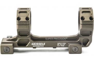 Image of Geissele SR-25/AR-10 Super Precision Series Standard Scope Mount,30mm,7075-T6 Aluminum,Desert Dirt Color 05-419S