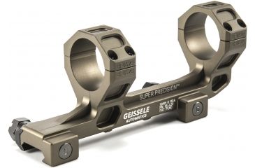 Image of Geissele SR-25/AR-10 Super Precision Series Extended Scope Mount,30mm,7075-T6 Aluminum,Desert Dirt Color 05-420S