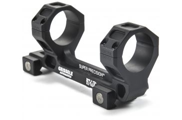 Image of Geissele SR-25/AR-10 Super Precision Series Standard Scope Mount,30mm,7075-T6 Aluminum,Black 05-419B