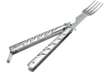 Image of Gen Pro Butterfly Fork with Bottle Opener, Silver GPBFFK