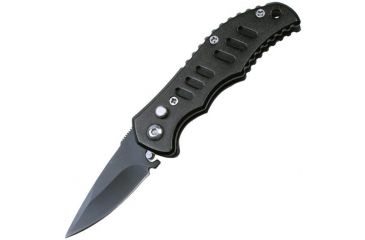 Image of Gen Pro Mini Auto, Black Aluminum Contoured Handle w/Slots X-FK-003BK