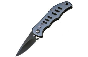 Image of Gen Pro Mini Auto, Gray Aluminum Contoured Handle w/Slots X-FK-003GY