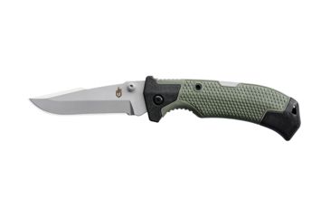 Image of Gerber Edict Drop Point Folding Knife, FE, 154CM, Green, 30001300