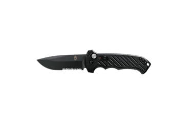 Image of Gerber Gear Gerber Gear 06 Auto - Drop Point, Serrated Automatic Knives in Steel, 30-000377