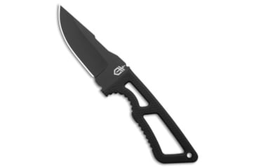 Image of Gerber Gerber Ghostrike Fixed Blade Knife Black 3.25" Black 30-001005, Black, 420HC, adult, BHQ-23922