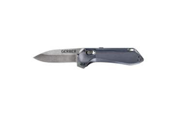 Image of Gerber Highbrow Compact Folding Knife, Urban Blue Handle, Plain Edge, Urban Blue, 31-003511