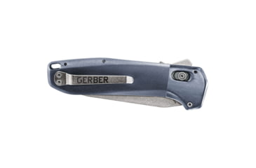 Image of Gerber Highbrow Folding Knife - Urban Blue Handle, Plain Edge
