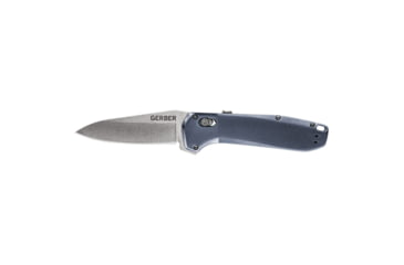 Image of Gerber Highbrow Folding Knife - Urban Blue Handle, Plain Edge