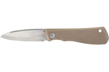Image of Gerber Mansfield Knife, 3.15in, Plain Blade, Natural Micarta Handle, 31-004120