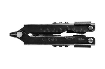 Image of Gerber Multi-plier 600 - Needlenose Black W/ Carbide Insert Cutters, Leather Sheatth - Box, Nsn#5110-01-321-8805 - 30-000314