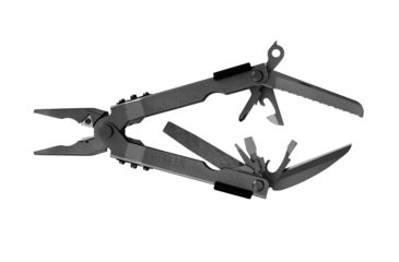 Image of Gerber Multi-plier 600 - Needlenose Black W/ Carbide Insert Cutters, Leather Sheatth - Box, Nsn#5110-01-321-8805 - 30-000314