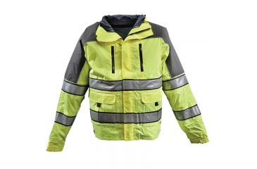 Image of GERBER OUTERWEAR Eclipse Sx - Ansi 107 W/ Soft Shell Liner Jacket, Navy / Lime, SR 70RXL SR