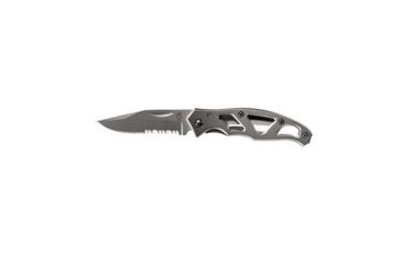 Image of Gerber Paraframe Mini Stainless, Serrated, Folding Clip Knife, Clam 22-48484