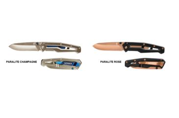 Image of Gerber Paralite Folding Knife Combo In Two Colors, Champagne/Rose, 31-003534