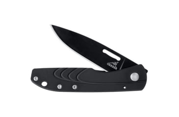 Image of Gerber STL 2.0 Black Folding Knife, 2.88in Closed, 2in Black Tini Coated Stainless Steel Blade, Black Tini Finish Stainless Steel Handle, 31-003169N