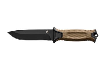 Image of USED Gerber StrongArm Fixed Blade Knife, 420HC Steel, Plain Edge, Coyote Brown Handle, 30-001058, EDEMO1, Condition Fair, Other