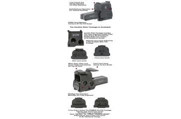 Image of GG&amp;G Hood and Lens Cover Combo for EOTech 518, Black GGG-1446