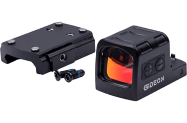 Image of Gideon Optics Valor Mini Micro 1x 20.5x16mm Reflex Red Dot Sight, 3 MOA Dot Reticle, Black, VLMINI-RD