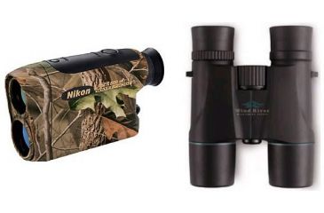 Image of 2-PC Perfect Target Hunting Gift Package - Leupold 8x42mm Binoculars 53530, Nikon Laser800 Rangefinder 7433