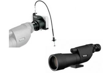 Image of 2-PC Pentax Digiscoping Combo Gift Set - Pentax PF-DS1 Digital Camera Adaptor 69561 and Pentax PF-65ED Spotting Scope Straight 70960