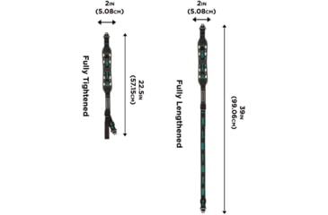 Image of Allen Girls With Guns Black Label Lightweight Rubber Rifle Sling, Adjustable, 22.5 x 39in Lenght, Non-Slip Backing, 500 lbs, Blackout Shade Camo, 8274