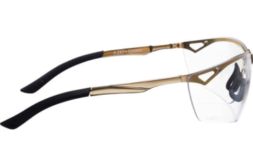 Image of Girls With Guns Afire Protective Shooting Safety Glasses, Gold Frame, Clear Lenses, One Size, 2370