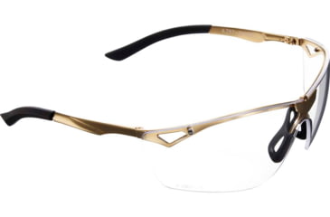 Image of Girls With Guns Afire Protective Shooting Safety Glasses, Gold Frame, Clear Lenses, One Size, 2370