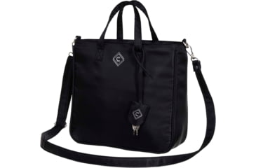 Image of Girls With Guns Concealed Casual Adventure Cross-Body Purse, Lockable Concealed Carry, Ambidextrous, Black, 11 in x 10 in x 4 in, 70635