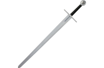Image of Gladius Hattin Sword, 28.5 unsharpened carbon steel blade, Satin finish metal alloy handle, 3514
